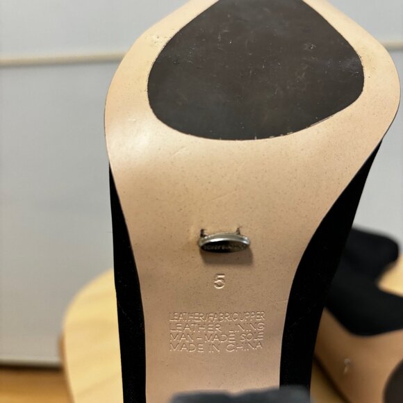 Tony Bianco Two-Tone Stiletto Ankle Booties - Size 5 - Picture 9 of 11